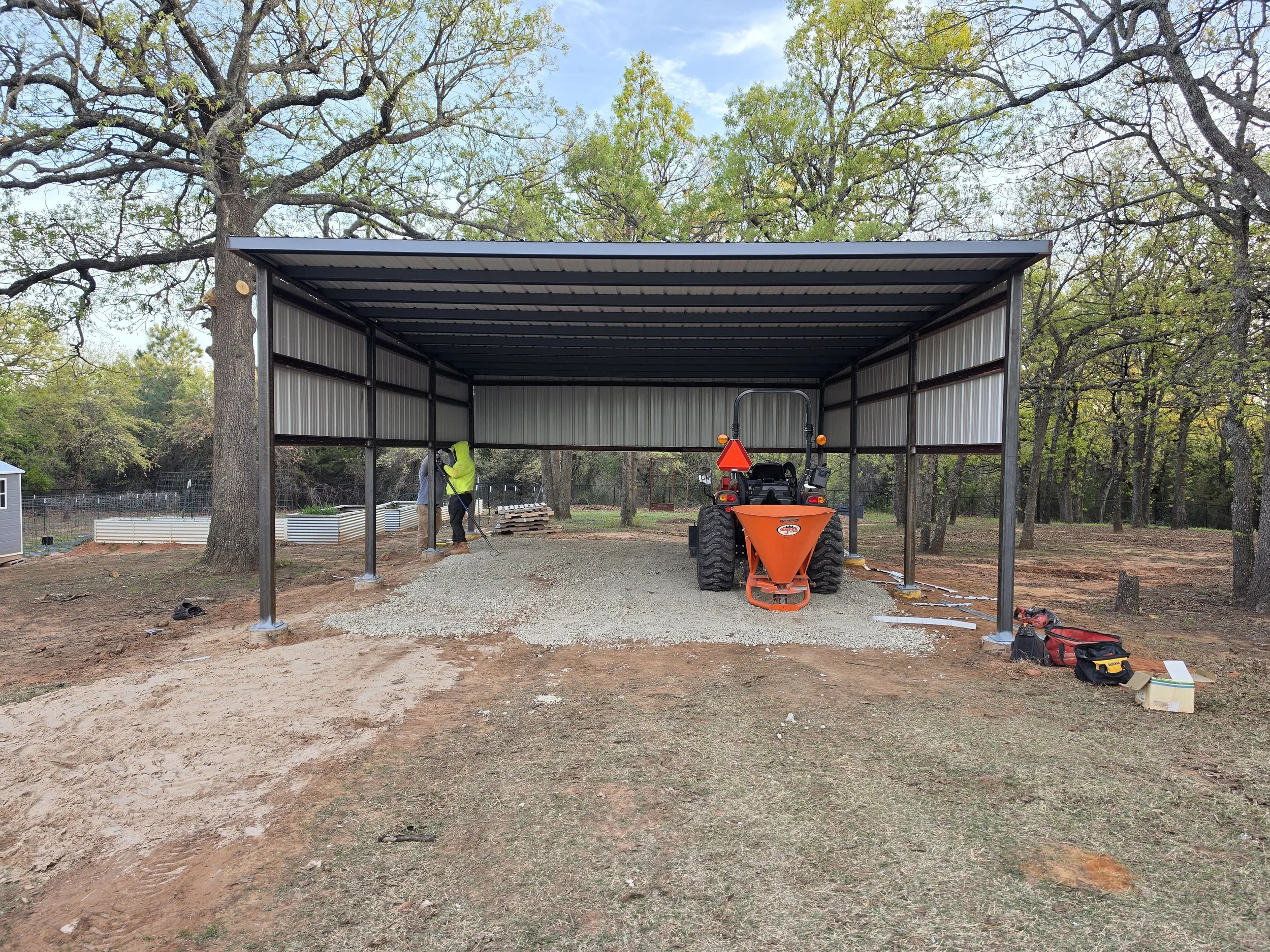 25x35 carport in Shawnee