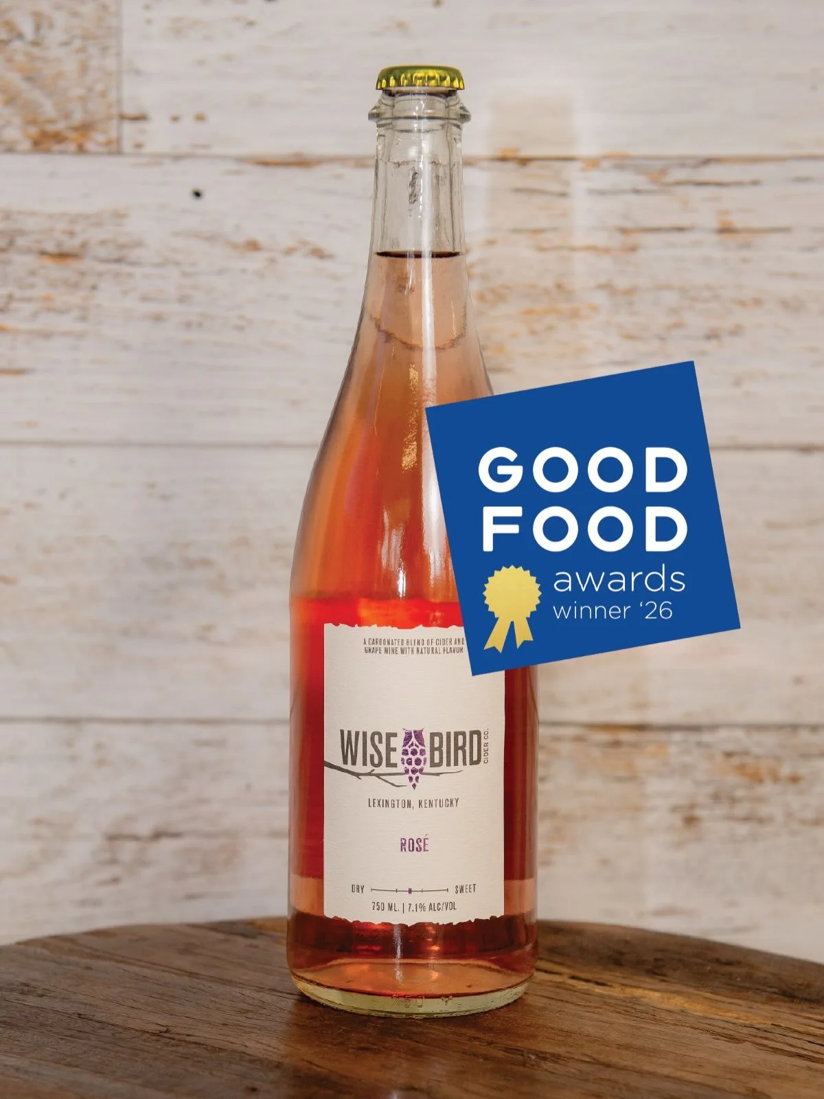 We totally forgot to tell you about this DISTINGUISHED award that our Cider Ros&eacute; and Harrison received last month from @goodfoodfdn 😭 This recognizes us for our responsible cidermaking: the kind that brings people together, does good for the 