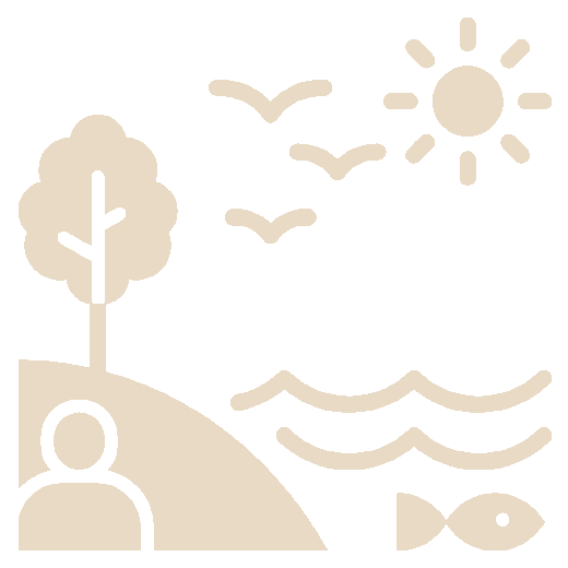 Icône d'une personne en relation avec l'environnement