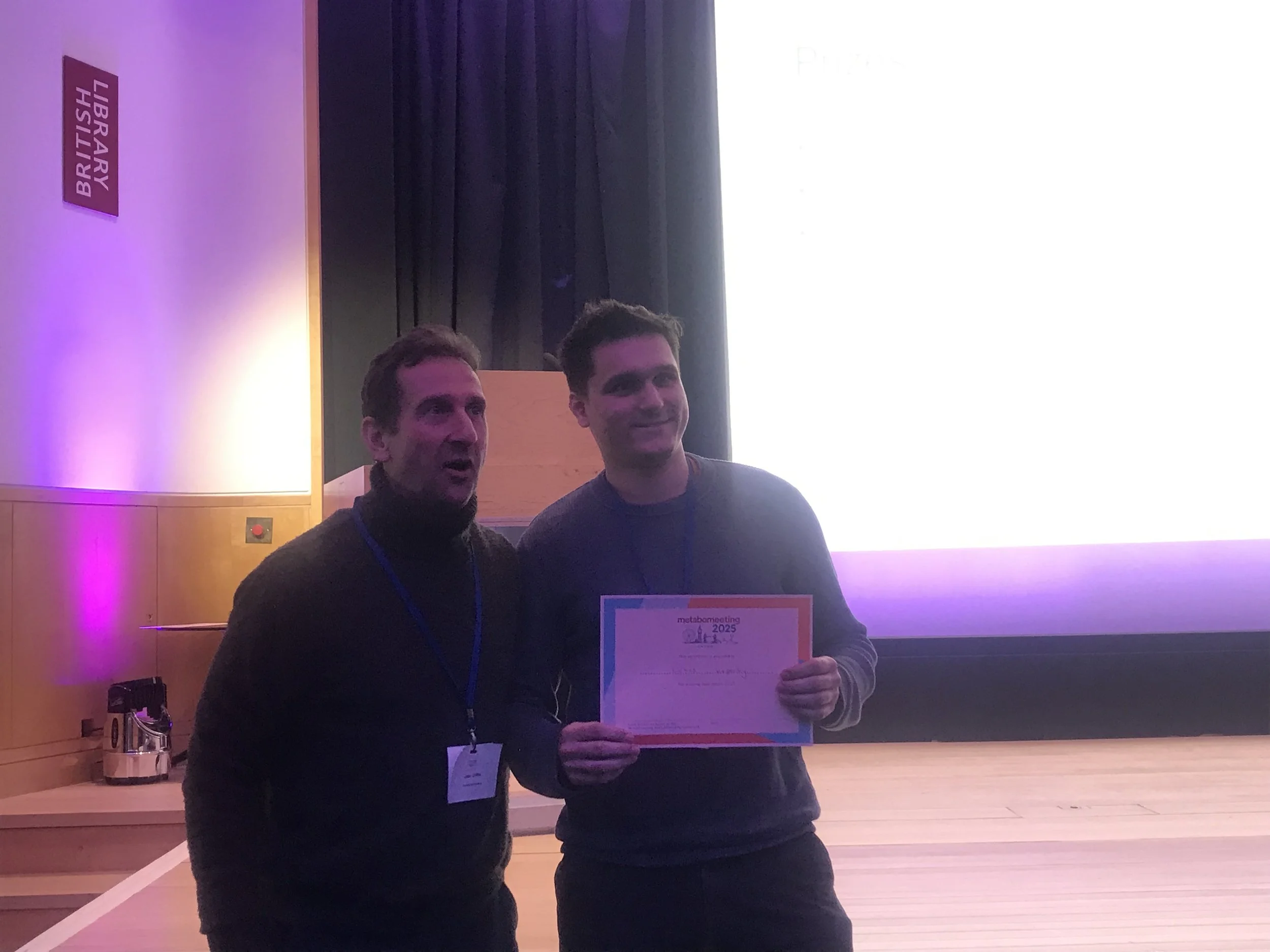 ECR poster prize winner 2025