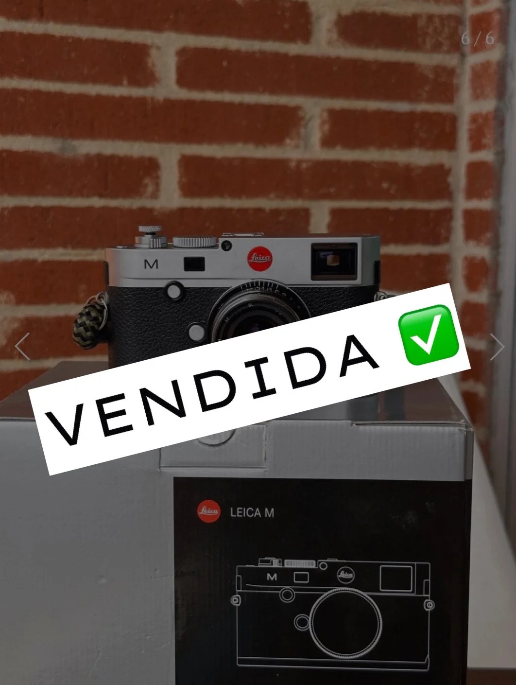 VENDIDA ✅ - Leica M (Typ 240) Silver (SOLO CUERPO)