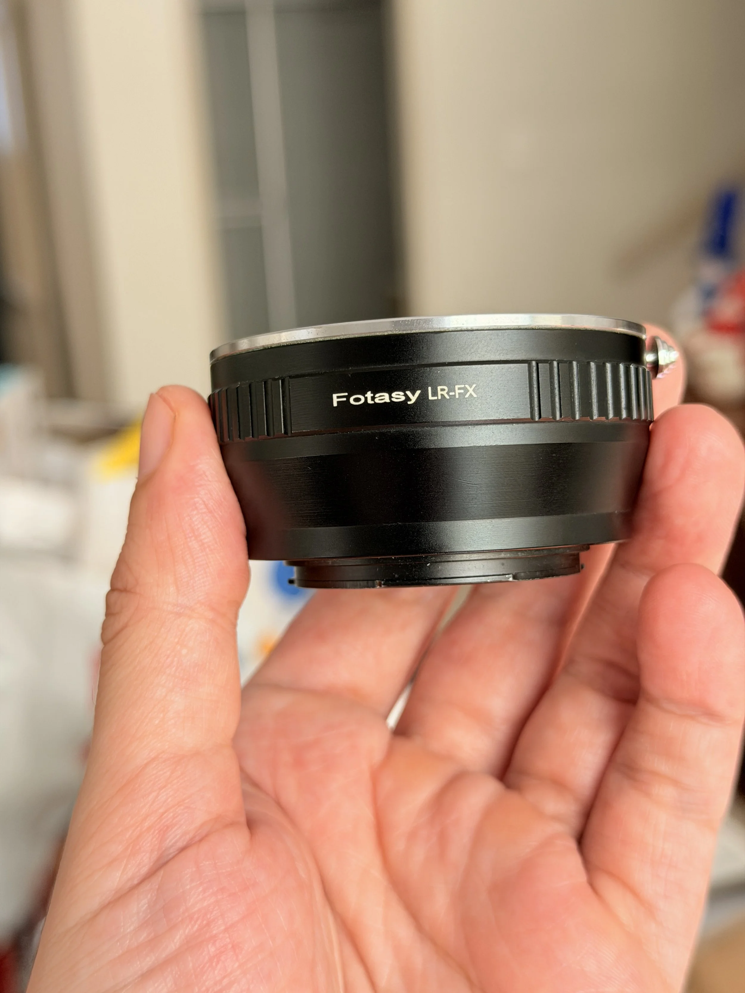 Fotasy LR–FX (Leica R a Fuji X) — infinito garantizado, simple y efectivo