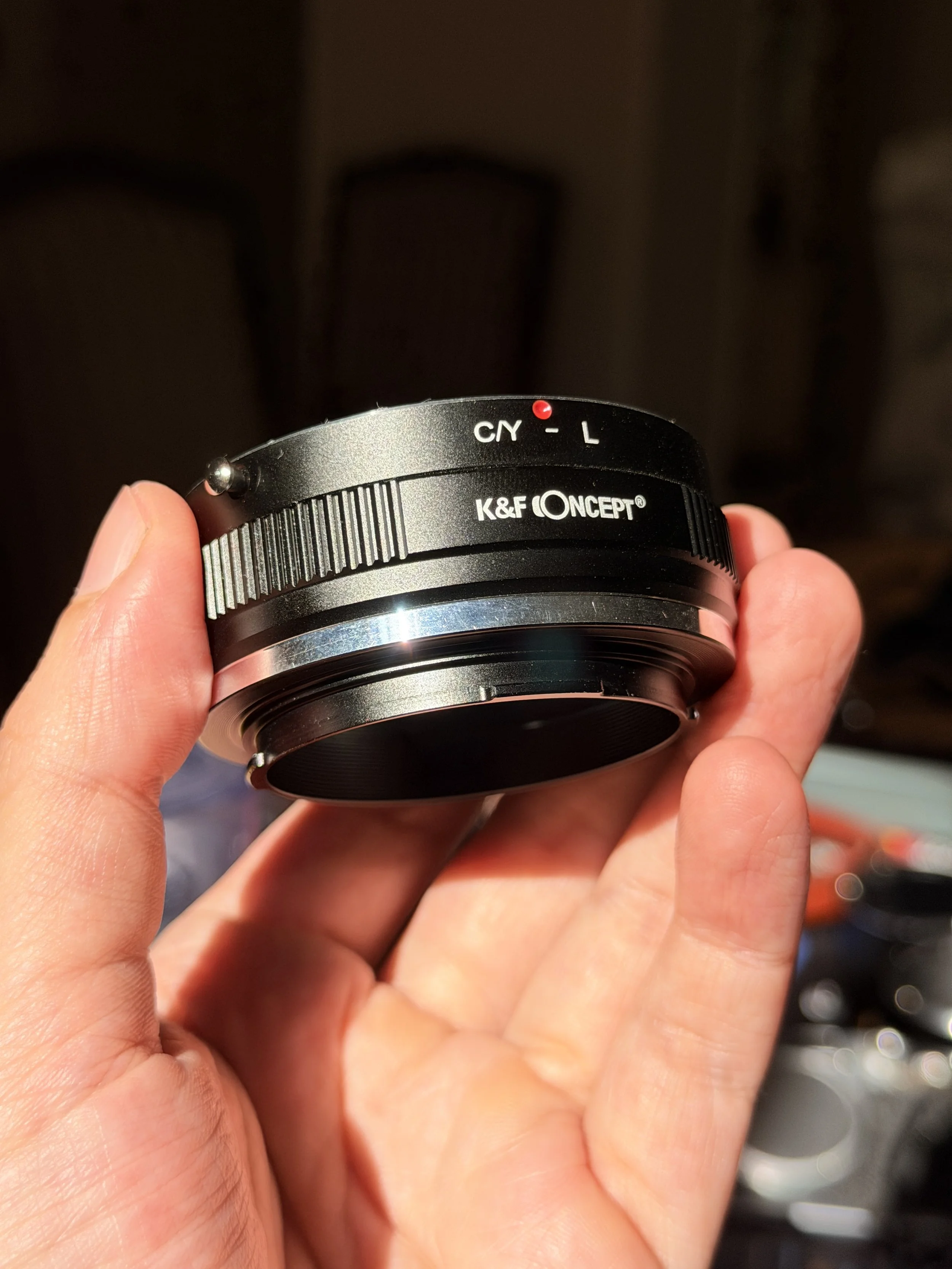 K&F Concept C/Y–L (KF06.472) — Contax/Yashica a Leica L, infinito y ajuste firme