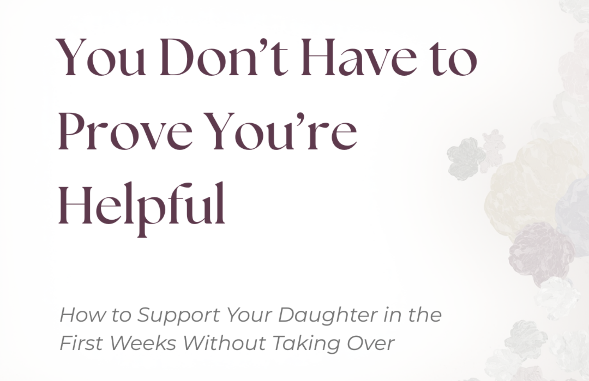 You Don't Have to Prove You're Helpful
