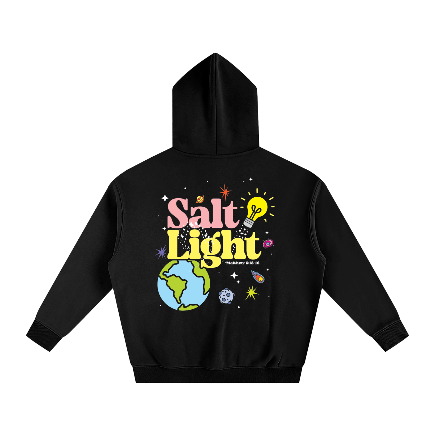 Oversize Fleece Hoodie - Salt Light