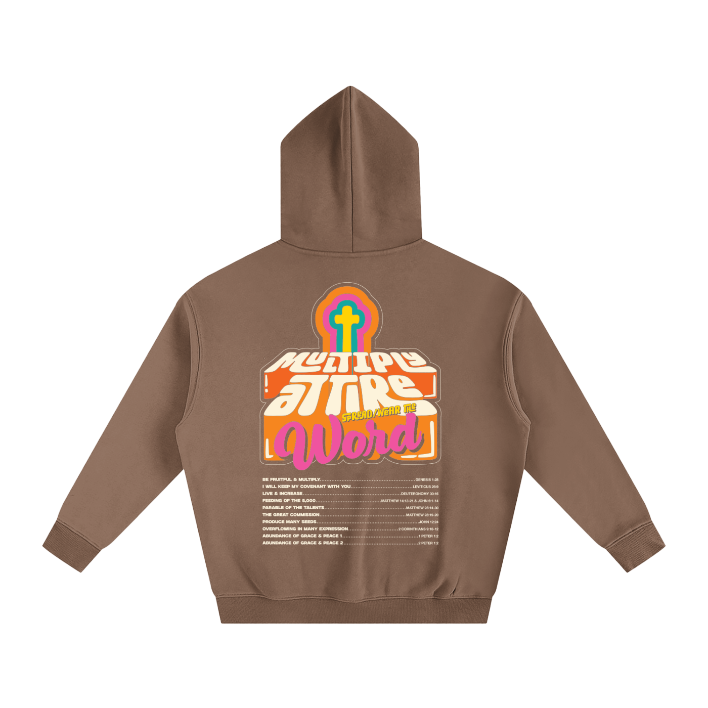 Oversize Fleece Hoodie - Retro Multiply Attire