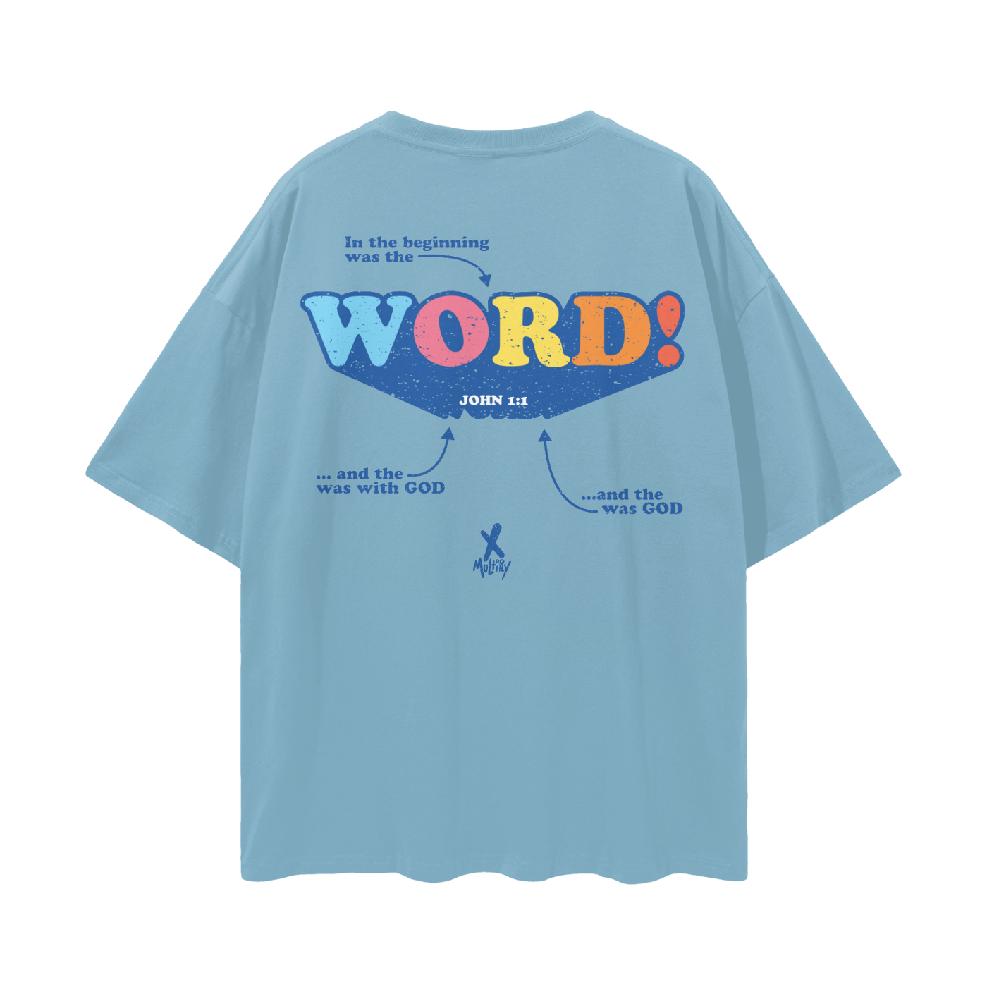 Streetwear Loose Drop Shoulder T-Shirt - Word? Word