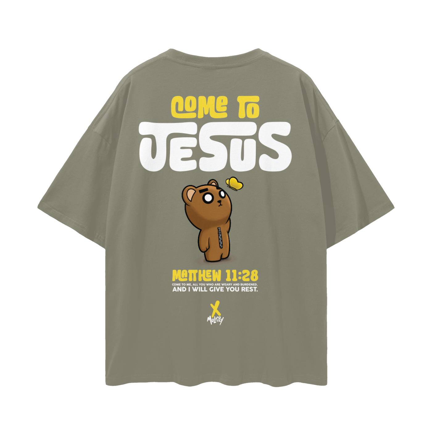 Streetwear Loose Drop Shoulder T-Shirt - Come to Jesus
