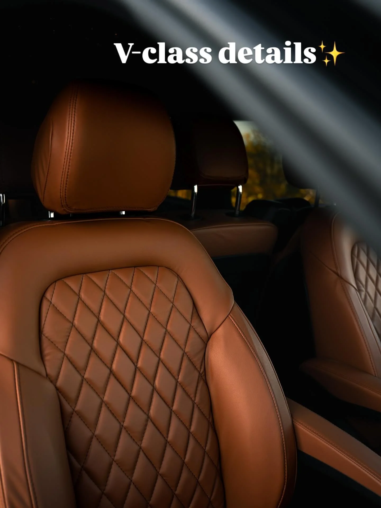 Mercedes V-class — more than a rental, your ultimate Lapland experience. 💎 DM us to book.
• 7 seats
• 4Matic
• Automatic
• Extra long model
• Cognac leather
• Burmester Surround Soundsystem
• Ambient lightin