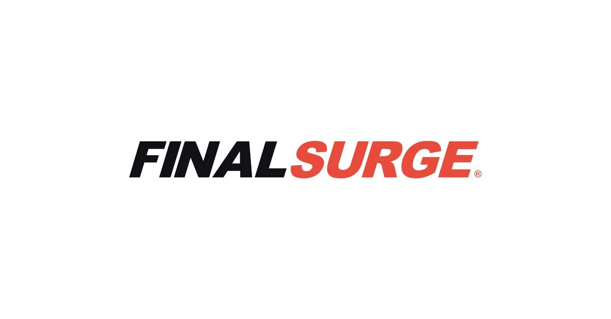 The logo for Final Surge featuring the words 'FINAL' in black and 'SURGE' in red on a white background.