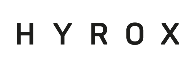HYROX logo with black text on a white background