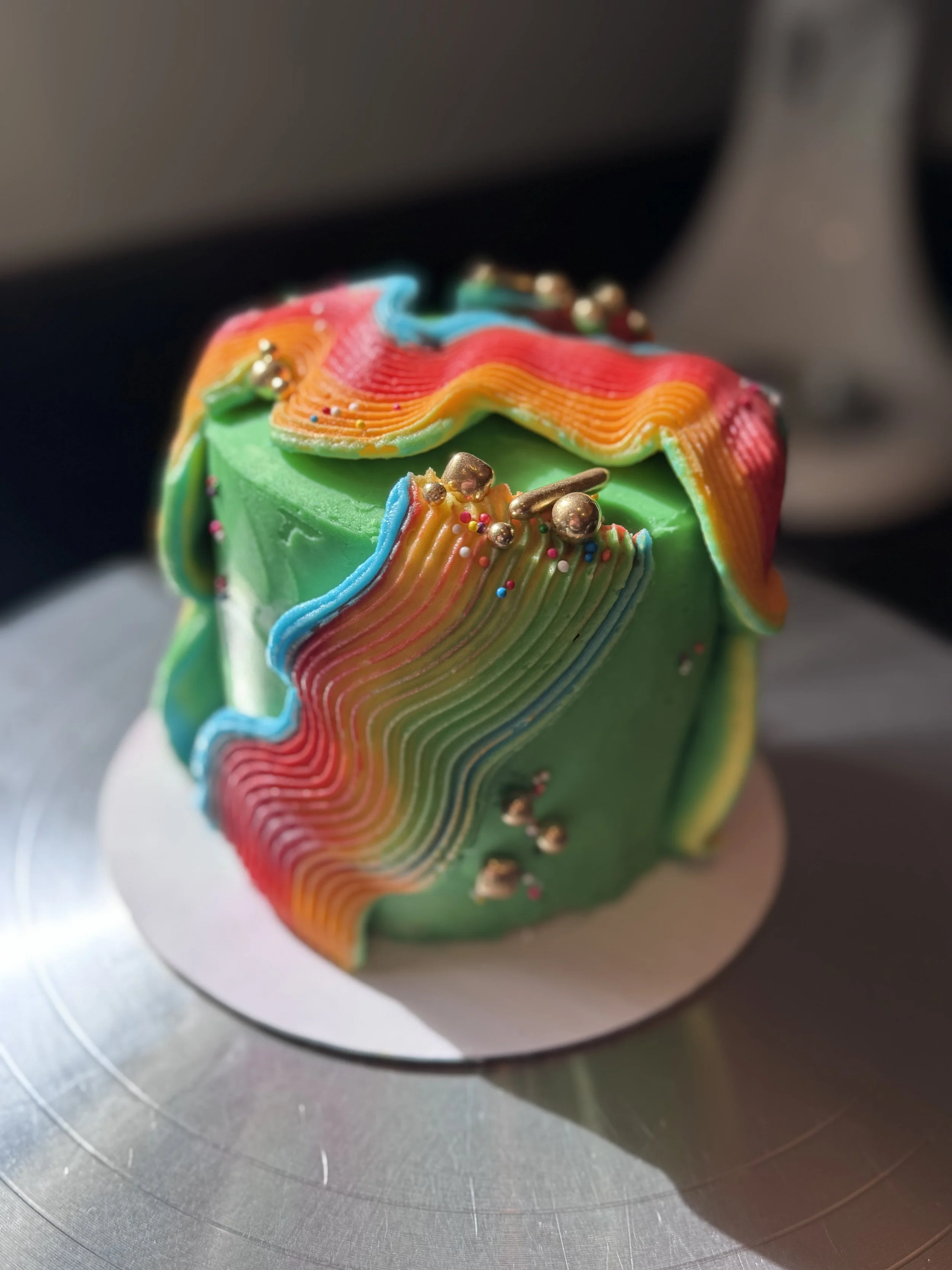 St. Patrick’s Day Rainbow Mini Cake