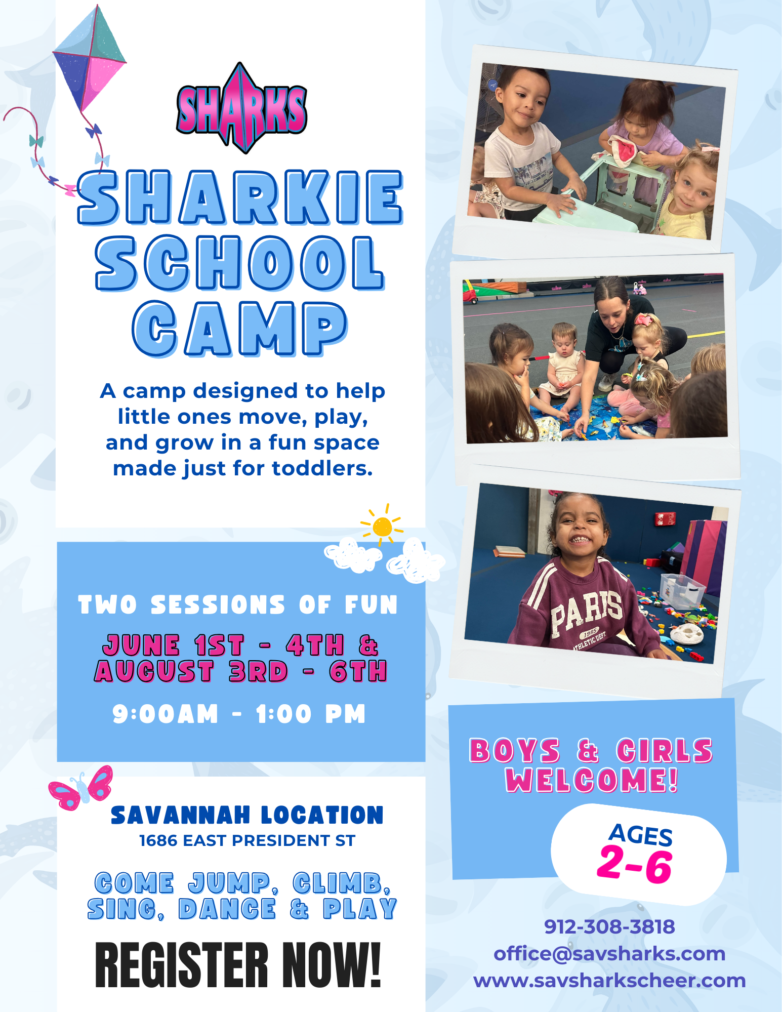 Camp Spotlight: Savannah Sharks Cheerleading &amp; Tumbling