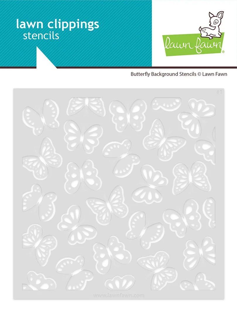 butterfly background stencils