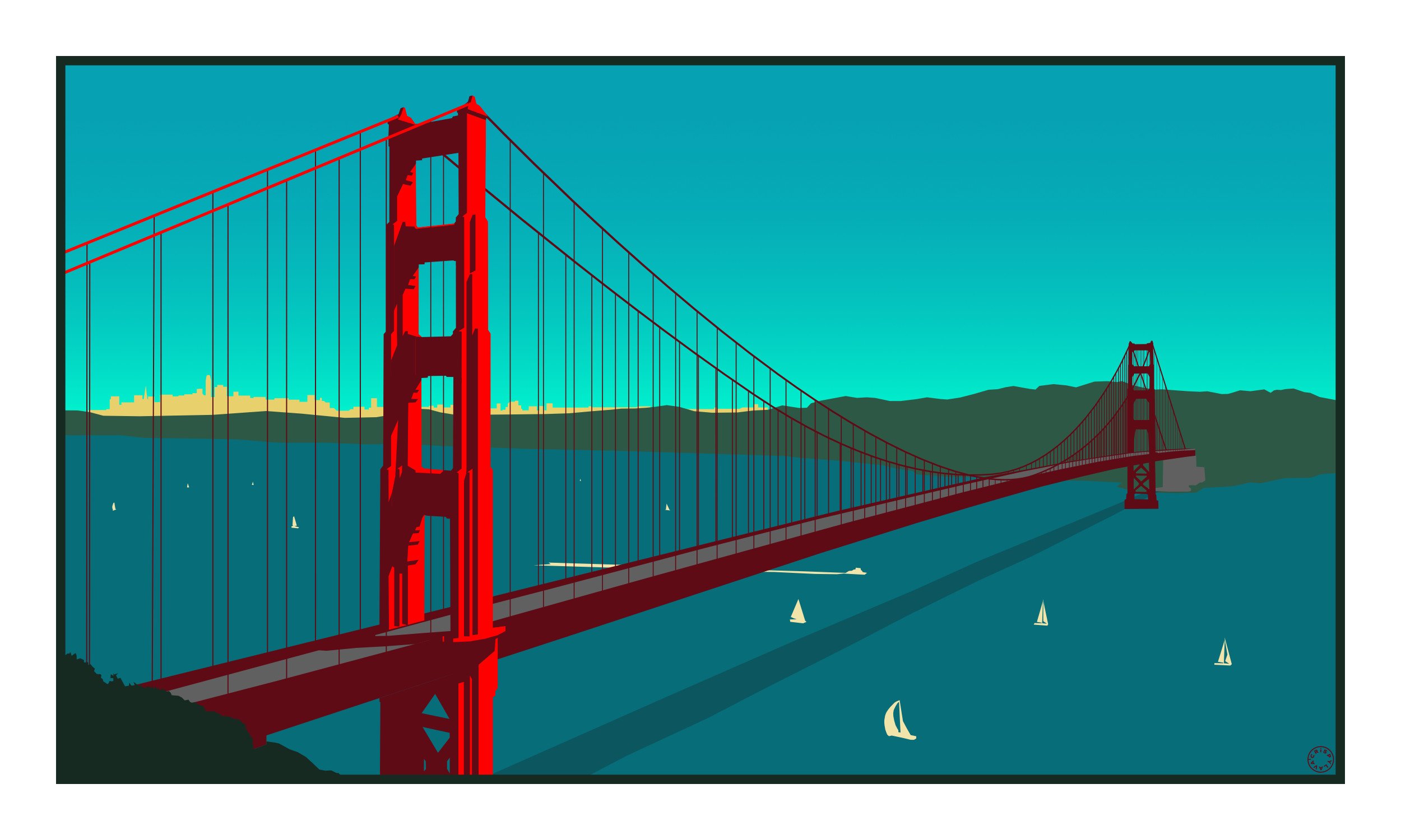 Golden Gate Bridge Afternoon