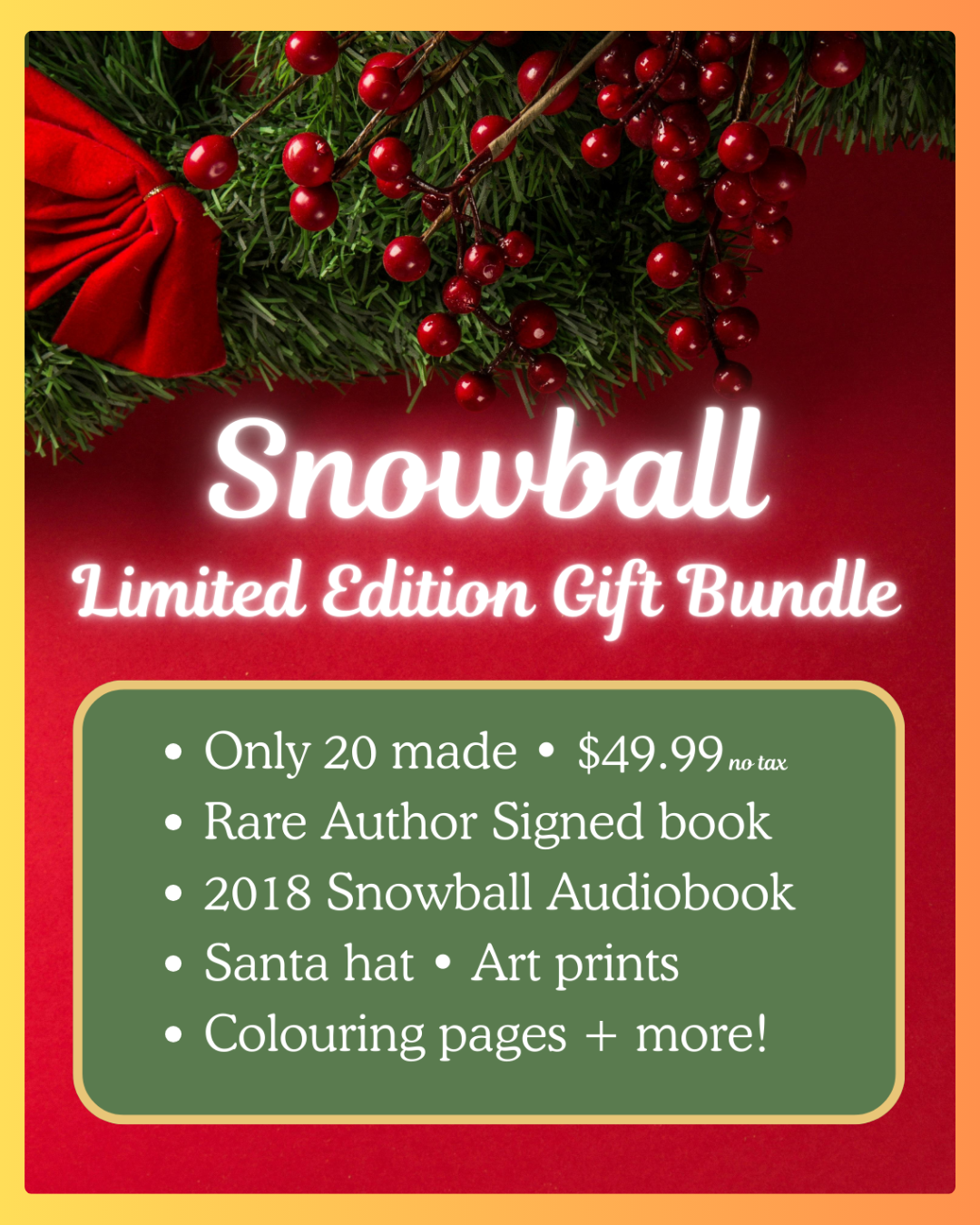 Snowball Limited Edition Gift Bundle (20 Sets Only)