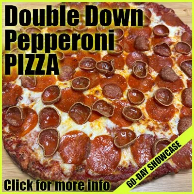 Double Down Pepperoni Pizza