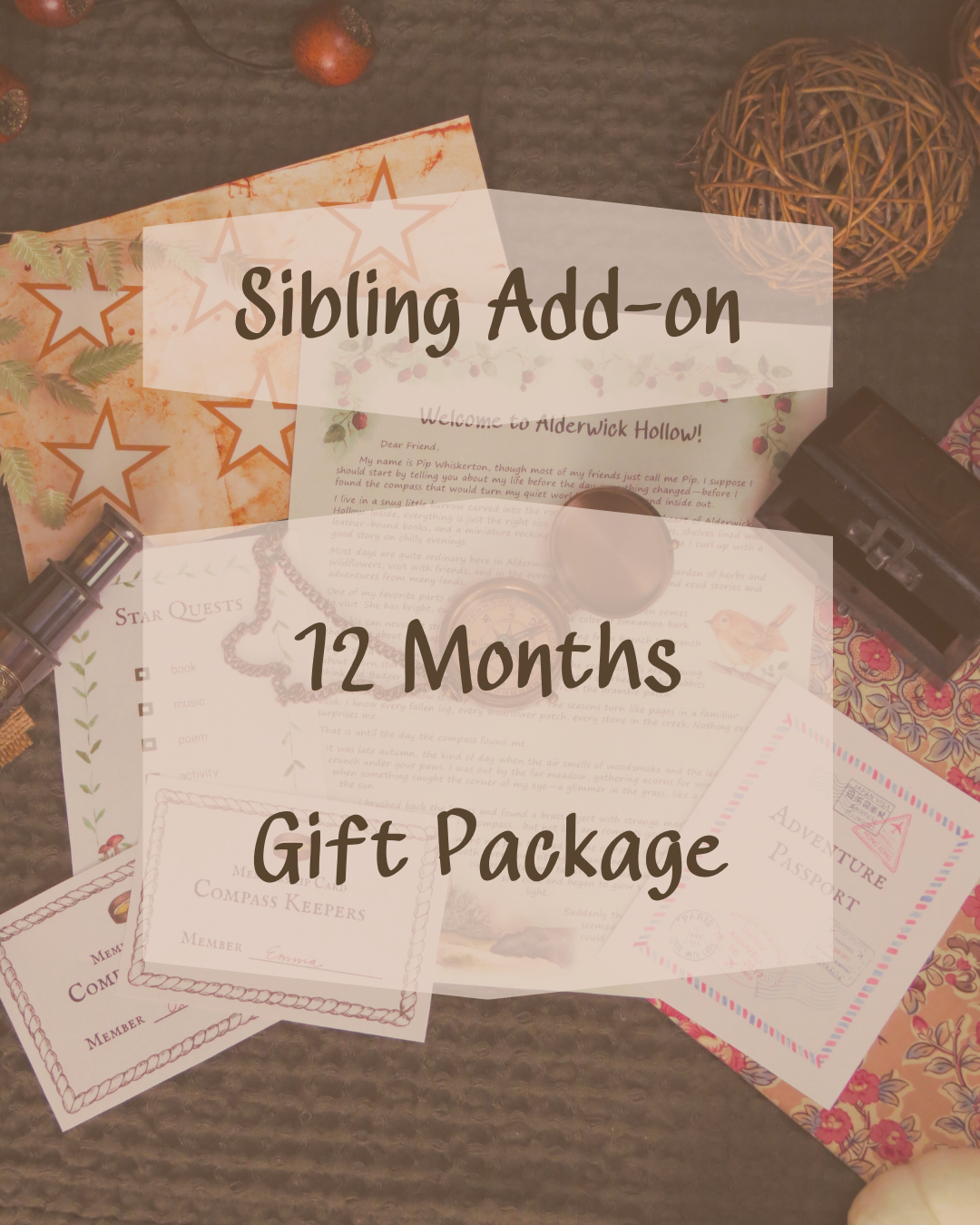 12 Month Sibling Add-on Gift Package
