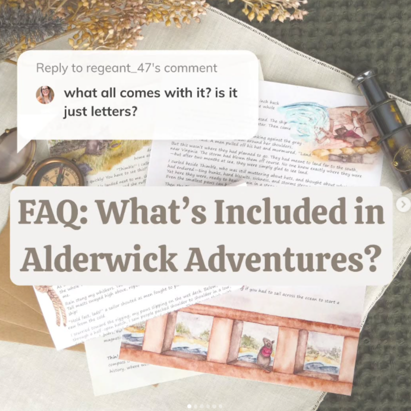 FAQs for Alderwick Adventures homeschool history activities