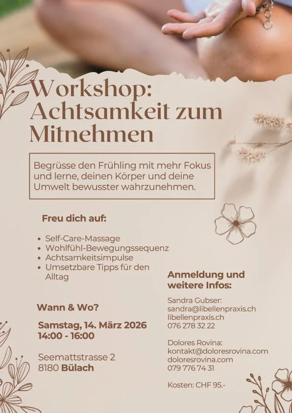 Achtsamkeit zum Mitnehmen Bülach