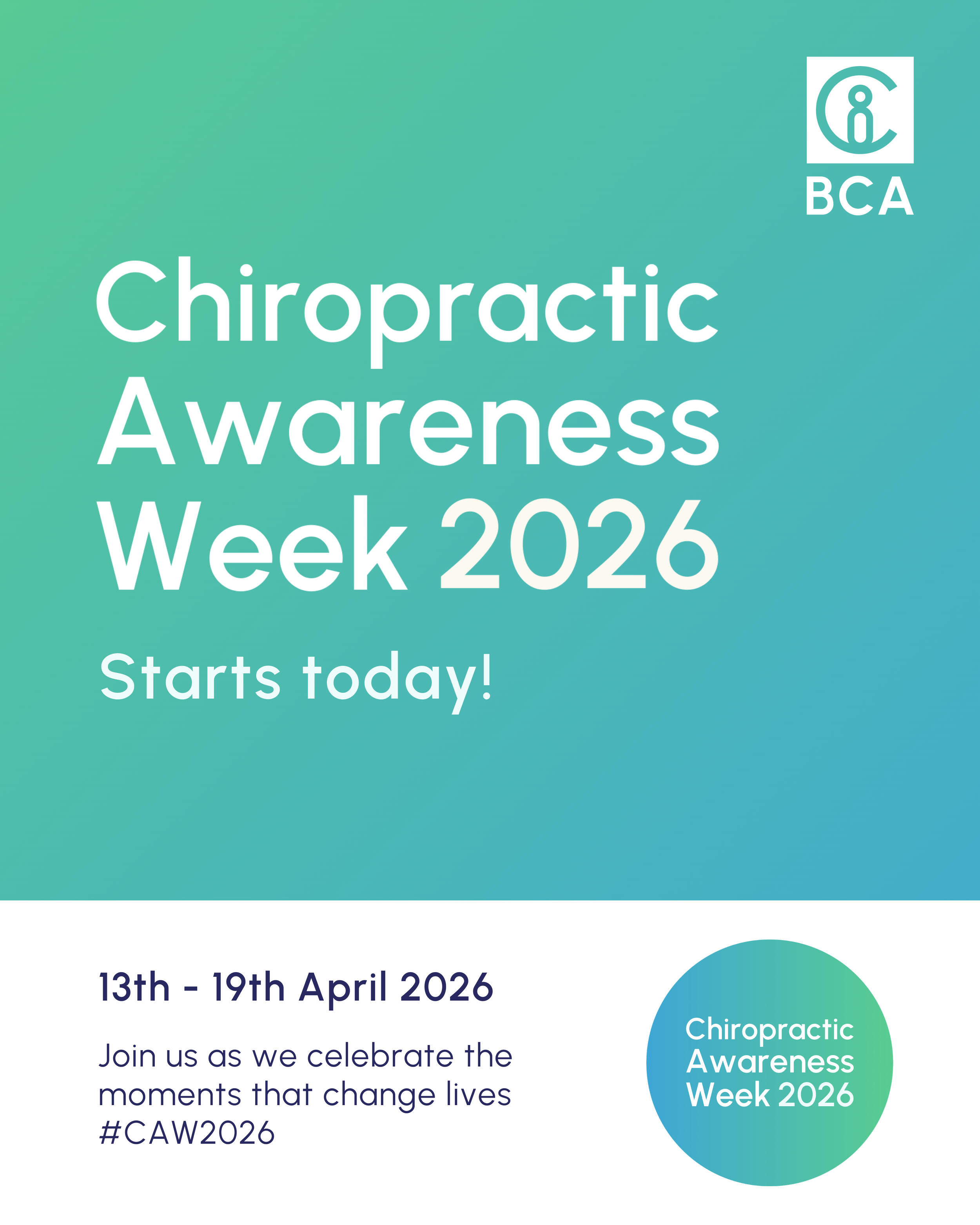 Celebrating Chiropractic Awareness Week 2026