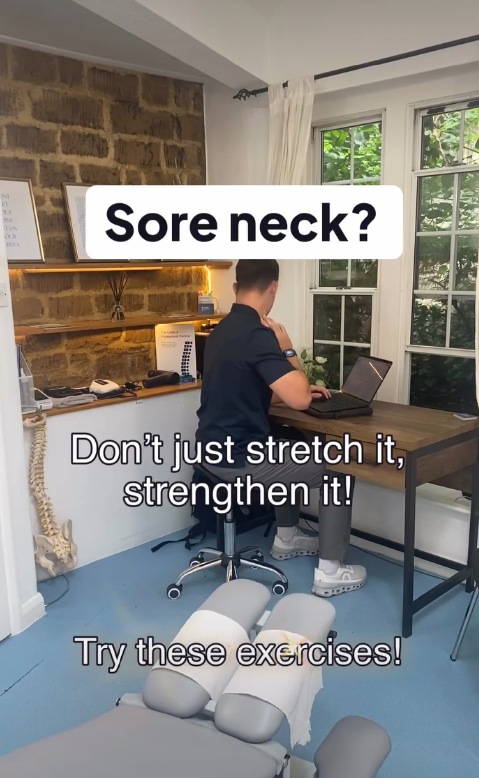 Sore Neck? Don’t Just Stretch It… Strengthen It! 💪🦴