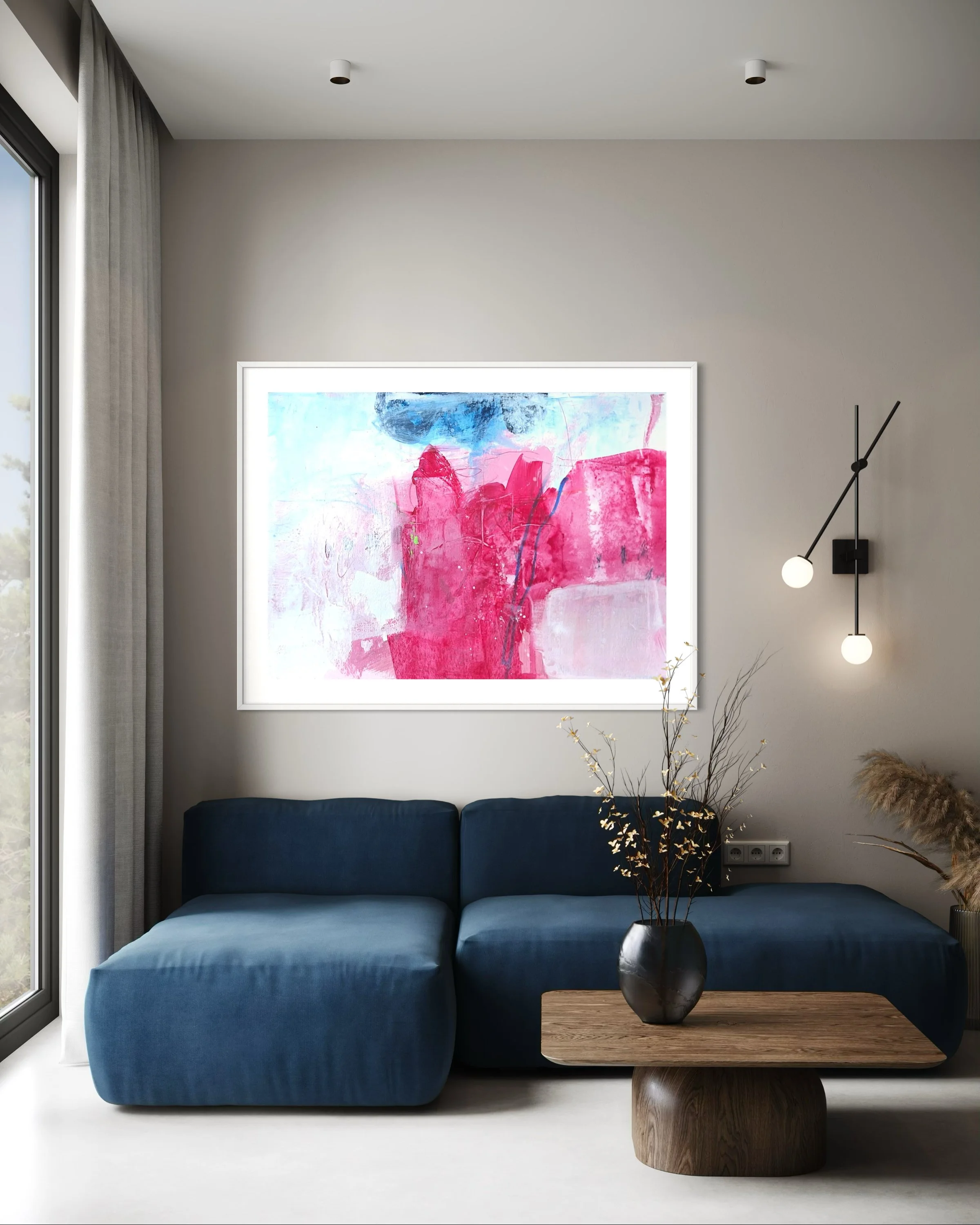 pink 1:  L- €250 (98 x 72) // M - €95 (59 x 42)