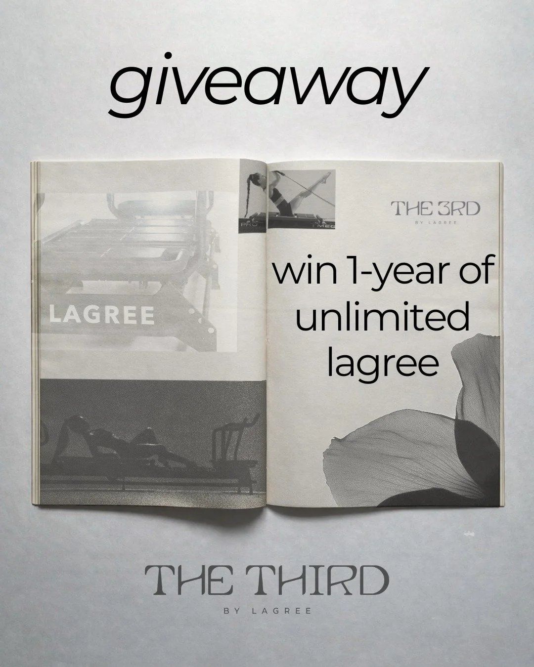 we&rsquo;re giving away a 1-year unlimited Lagree membership to celebrate our grand opening next month 💃

how to enter: 
1. subscribe to our mailing list (link in bio)
2. follow us 
3. share to your story (+tag us) for 2 bonus entries
tag a friend y
