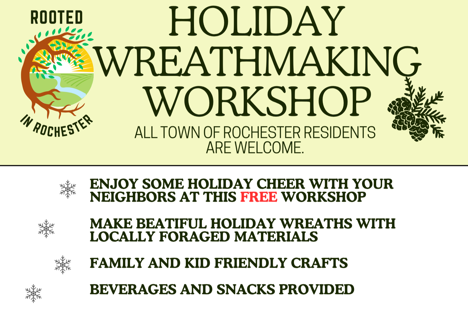 Holiday Wreathmaking Workshop