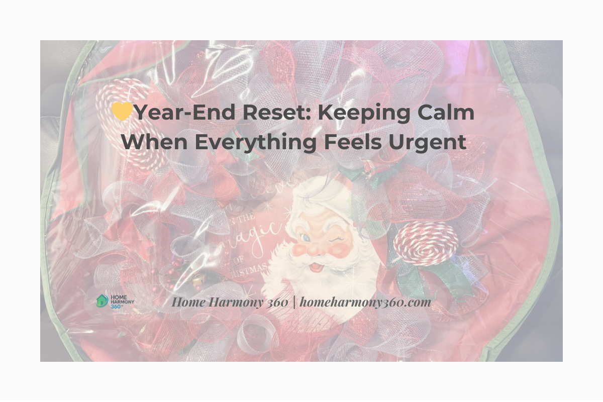 💛Year-End Reset: Keeping Calm When Everything Feels Urgent