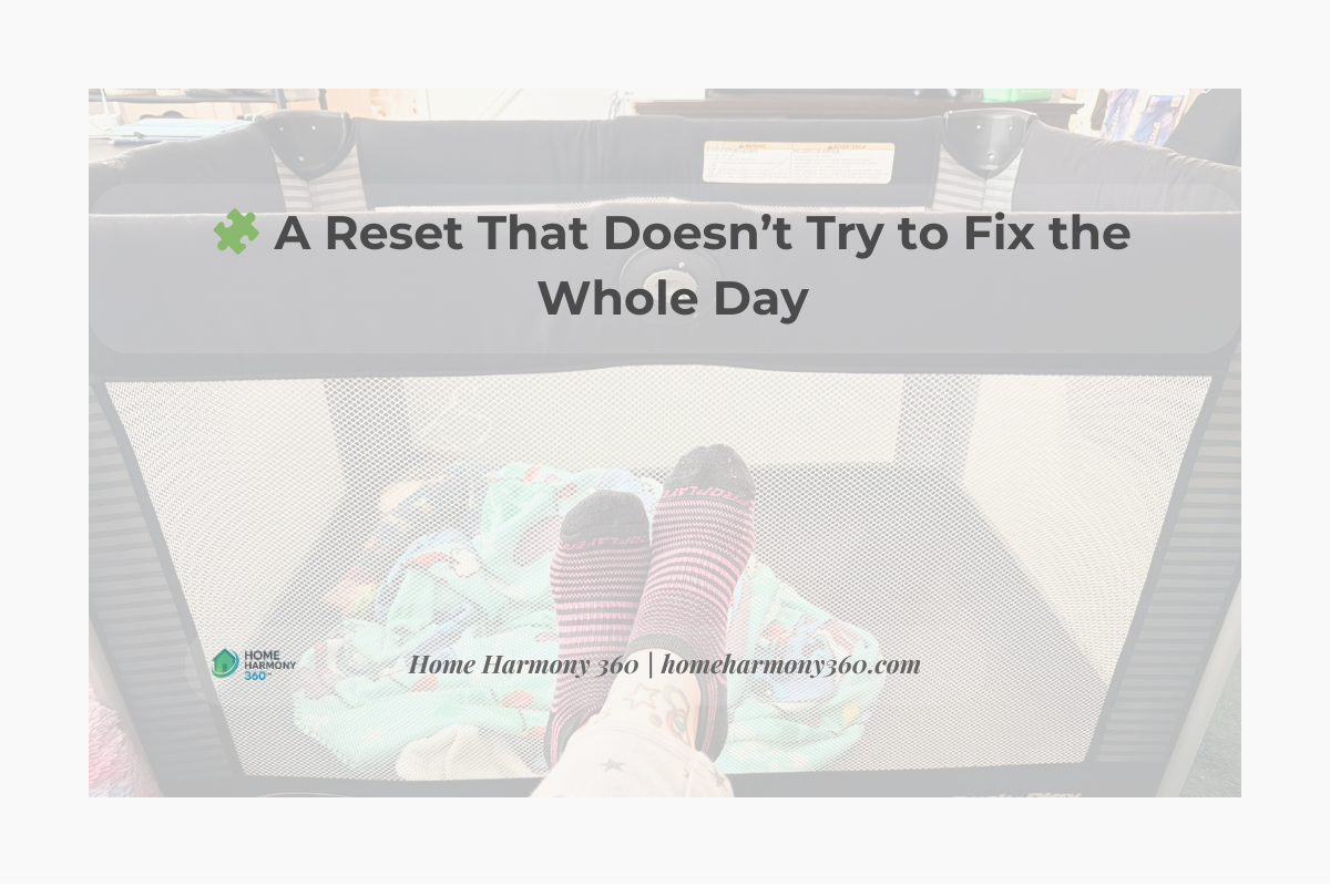 🧩 A Reset That Doesn’t Try to Fix the Whole Day