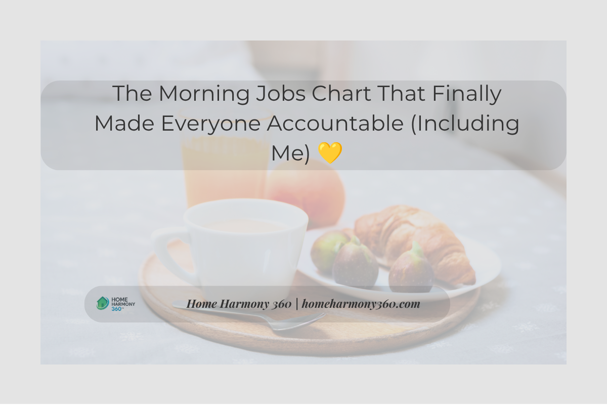 The Morning Jobs Chart That Finally Made Everyone Accountable (Including Me) 💛