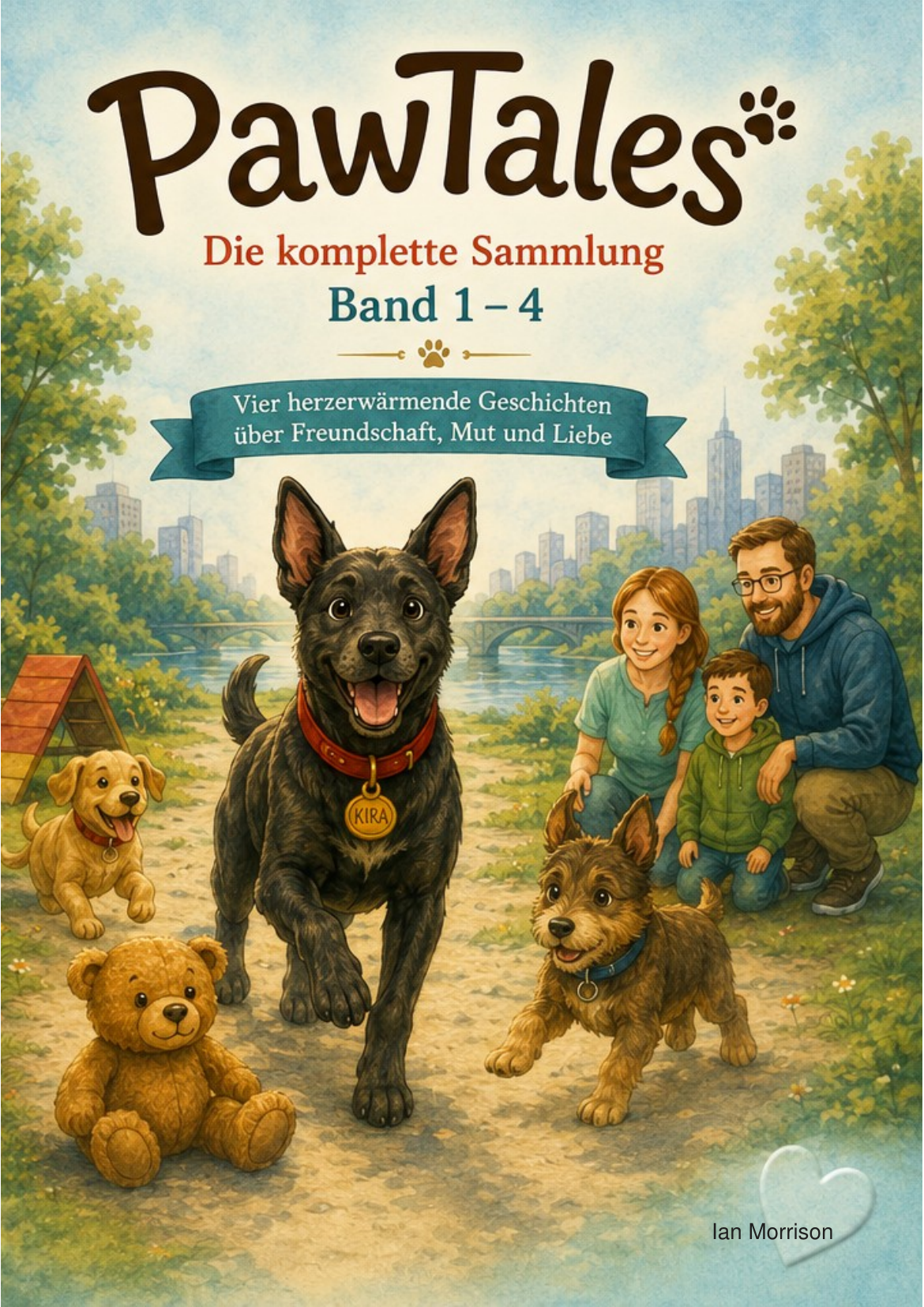 „PawTales-Kinderbuch mit Kira und ihrer Familie – Geschichten über Freundschaft, Mut und Zusammenhalt.“