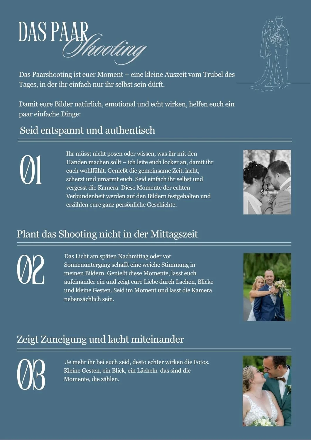 Tips für euer Brautpaarshooting