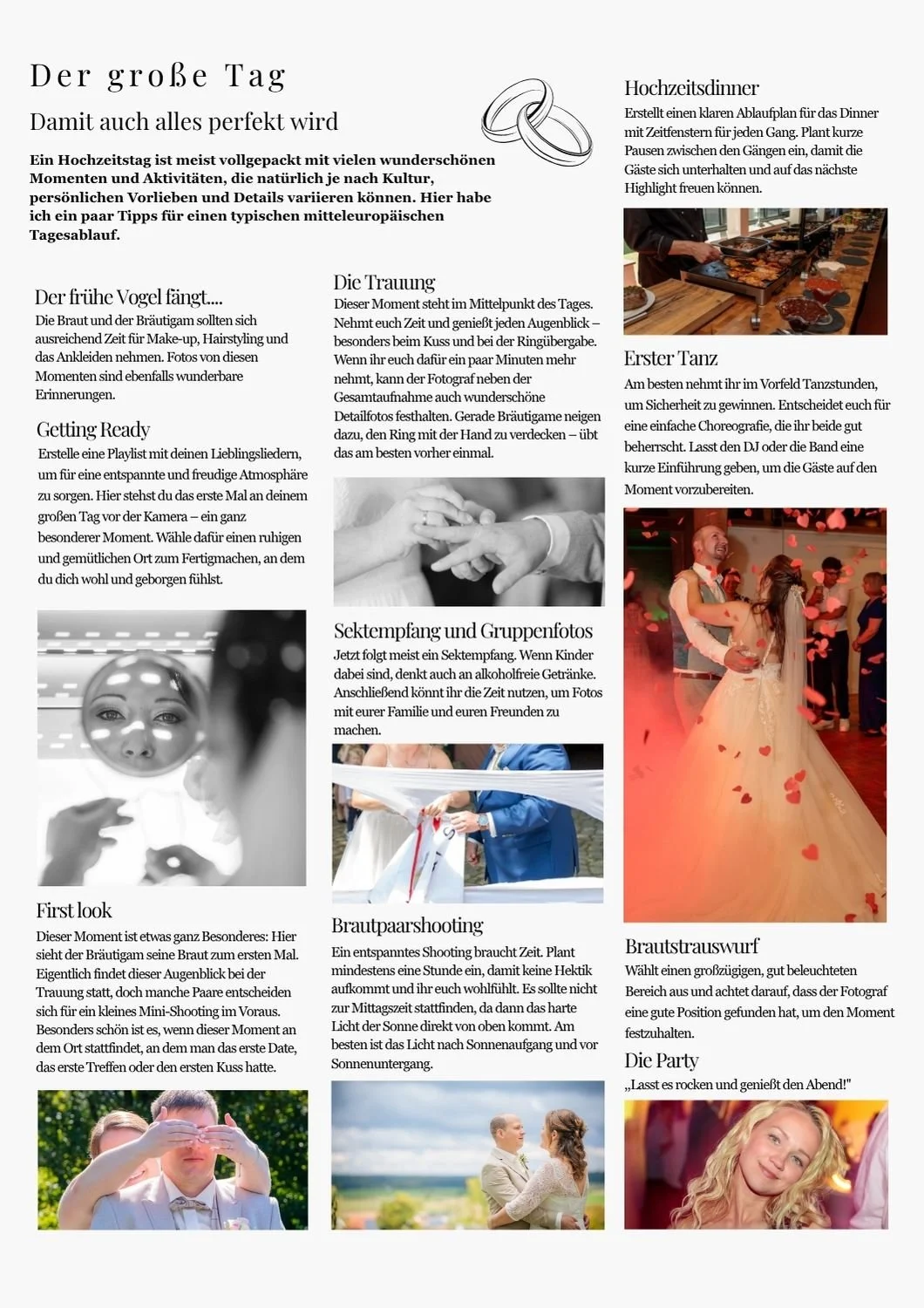 Hochzeitstips für eure Hochzeit in paderborn
