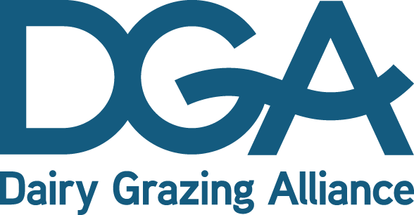 DGA logo for Dairy Grazing Alliance featuring bold initials DGA and full name beneath.