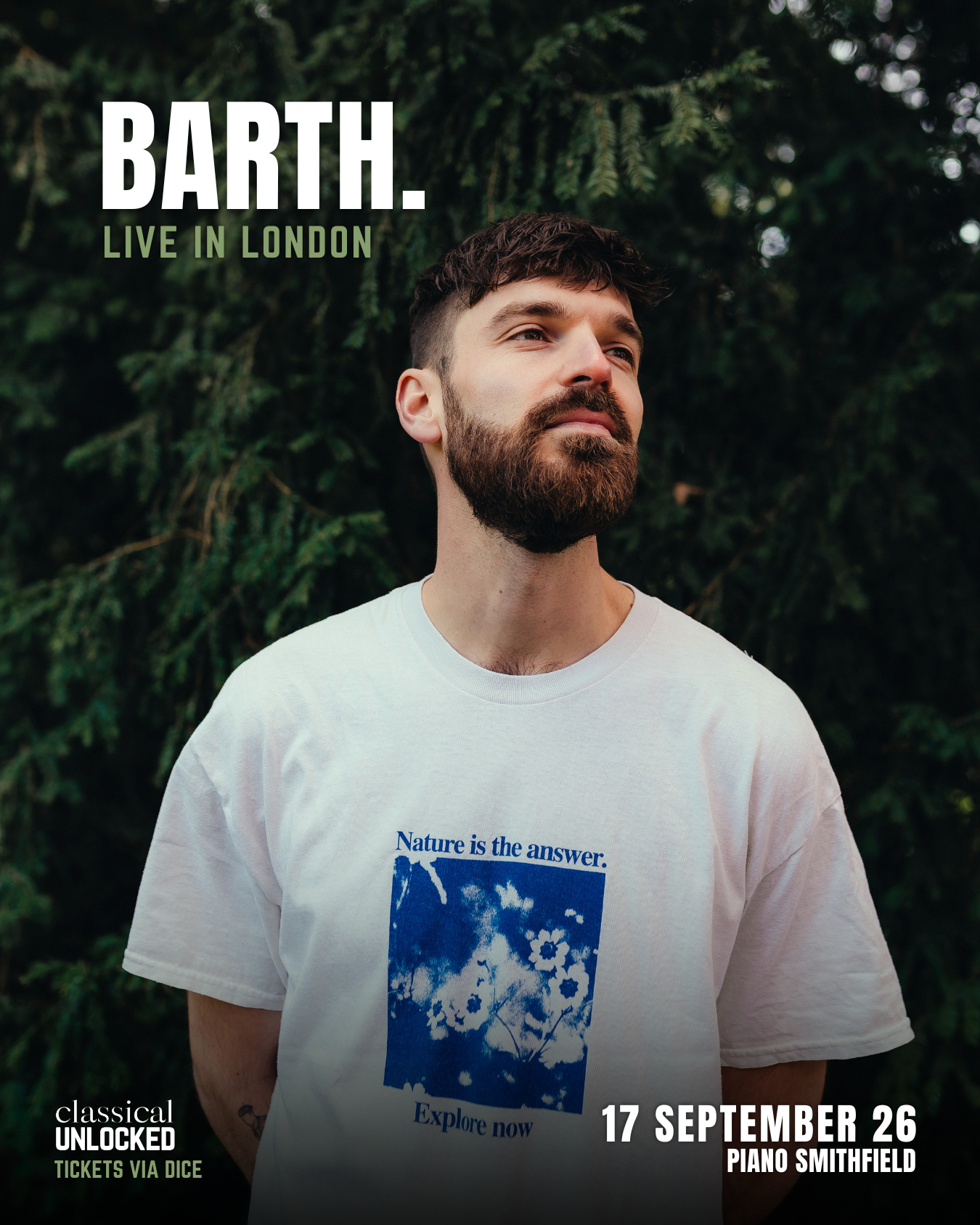 BARTH. live in London poster
