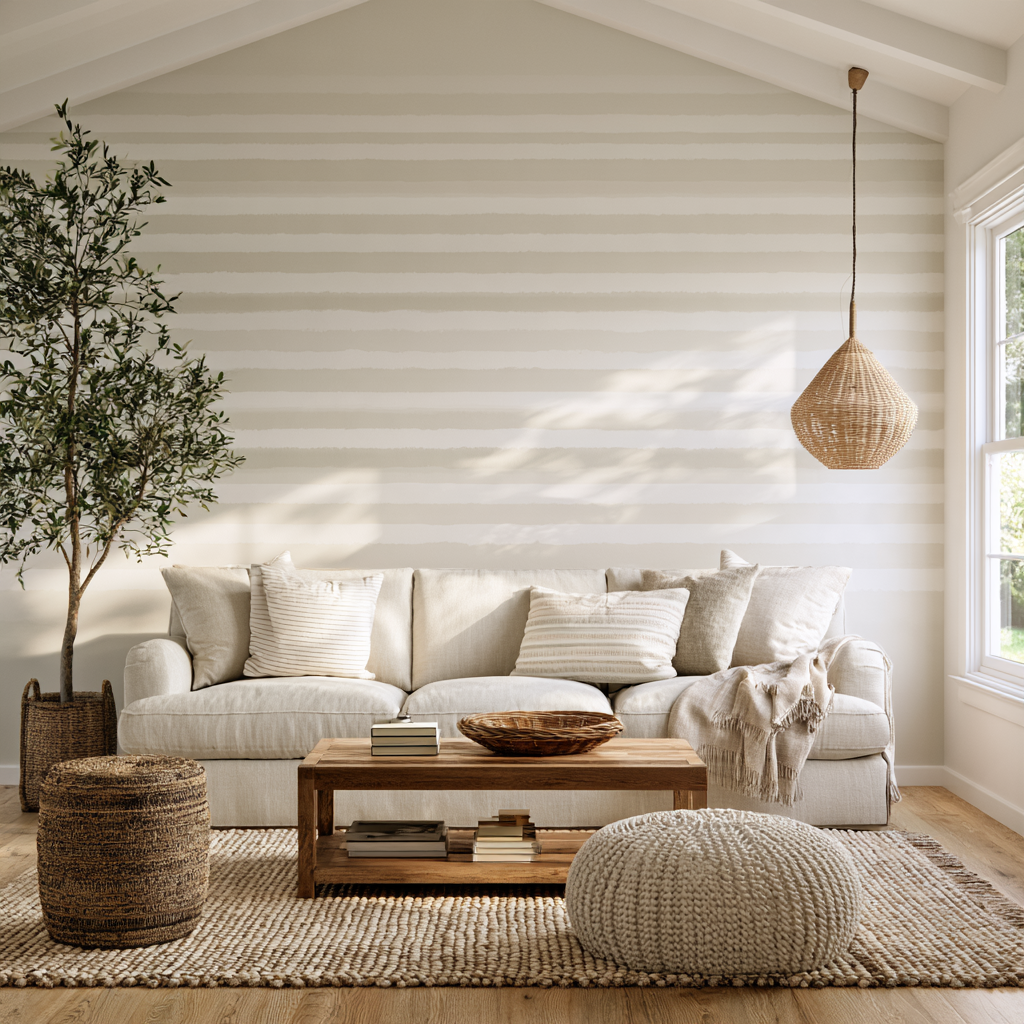 Organic Gray Stripes