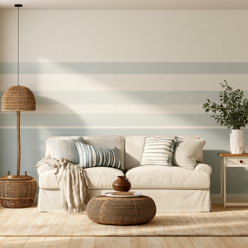 Beachy Blue Stripes