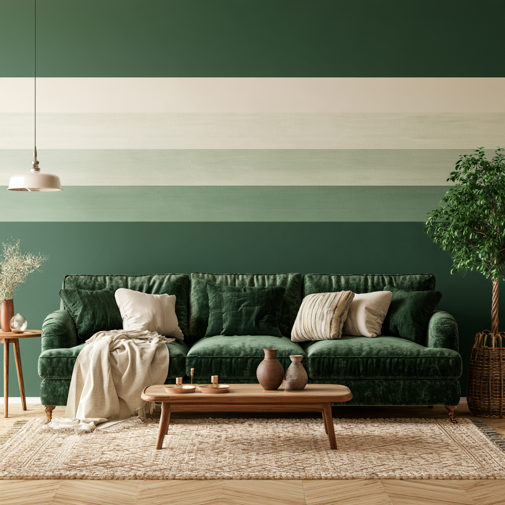 Rich Green Rainbow
