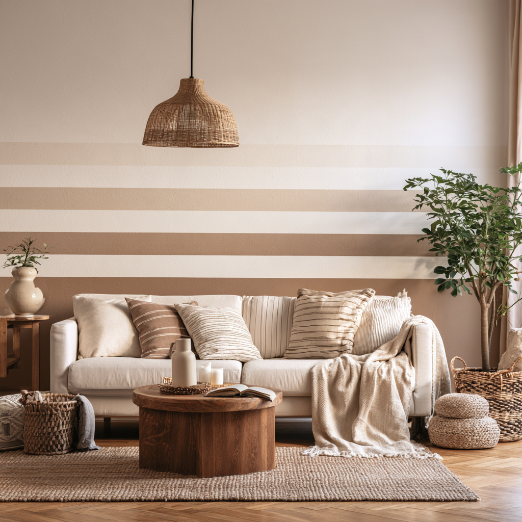 Brown Ombre Stripes