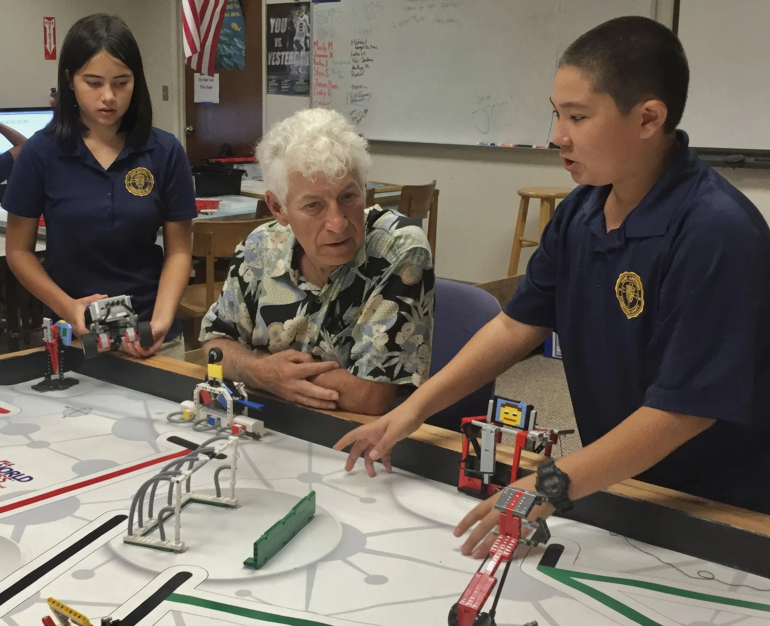 Maui HS Robotics class