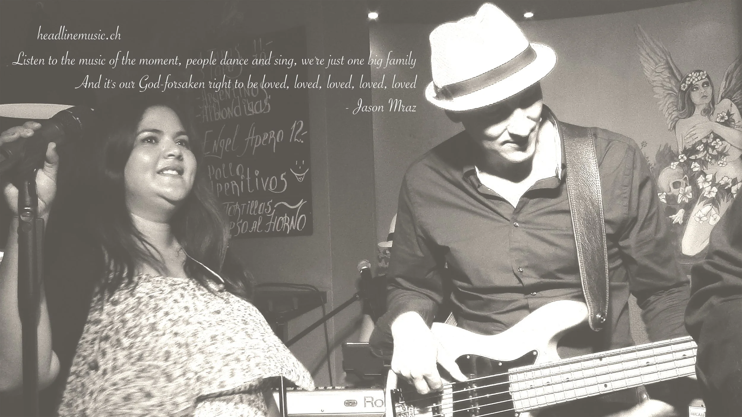 Liveband für Ihre Events I Musik Live I VIVIEN AND THE HEADLINE Musikband I Hochzeitsband Schweiz I Liveband in der ganzen Schweiz (Zürich, Bern, Basel, Solothurn, Zug, St. Gallen, Luzern) I Liveband für Firmenevent, Gala, Apero I Livekonzert I Leide