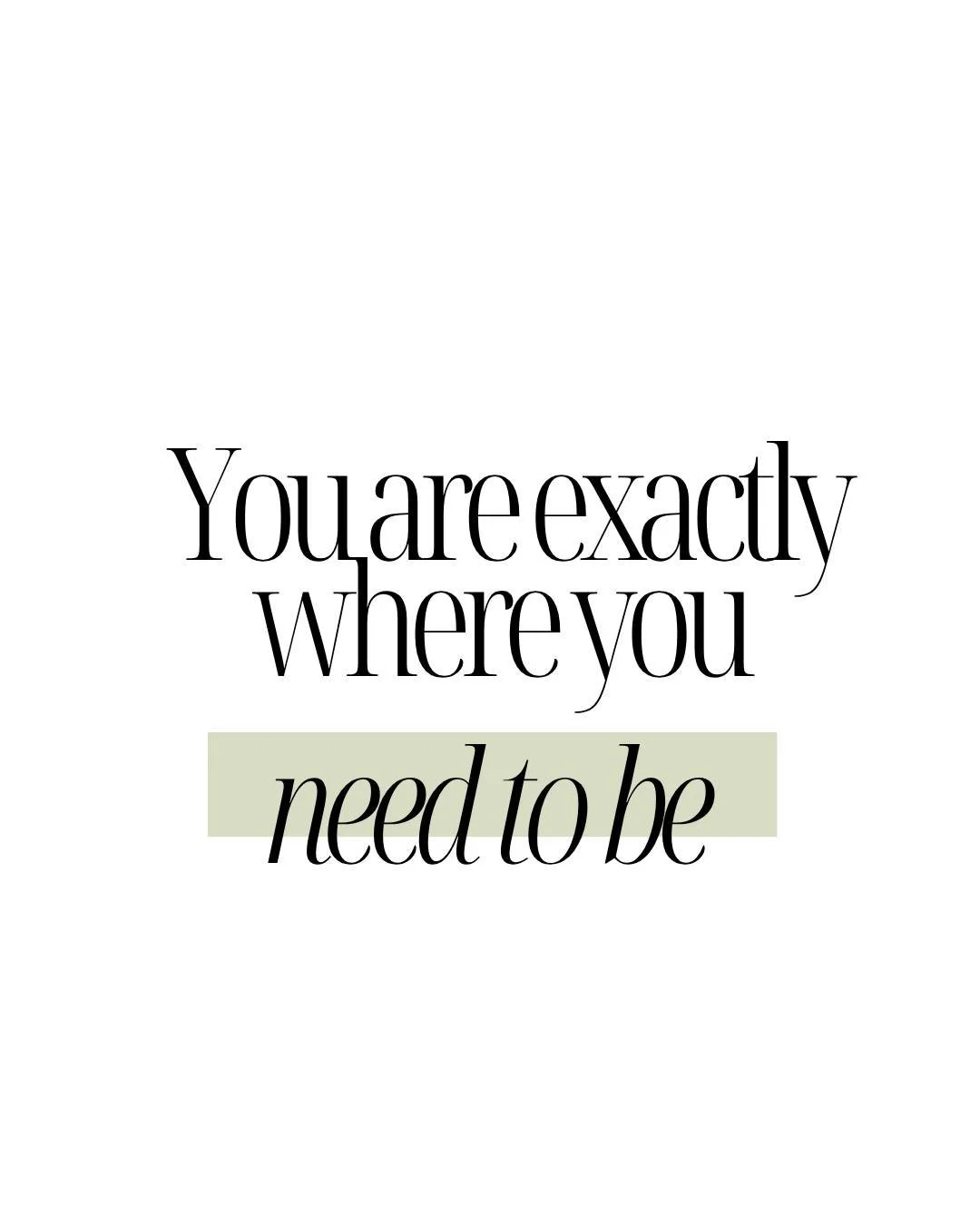 You are exactly where you need to be! Links in bio to connect with me! 

#YouAreEnough #TrustTheProcess #PresentMoment #DailyMotivation #MindfulLiving #GrowthMindset #LosingMomentum #NewChapter #CoachingForWomen