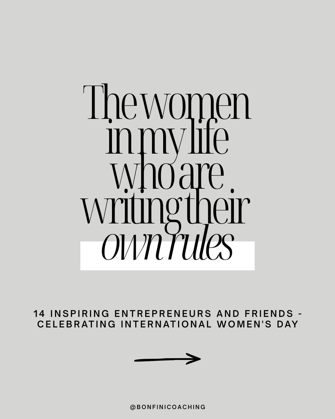 There is something that happens when women genuinely root for each other. 

Not politely. Not performatively. But really, truly, in your corner, celebrating your wins like they&rsquo;re their own.

That&rsquo;s the kind of community I want to build. 