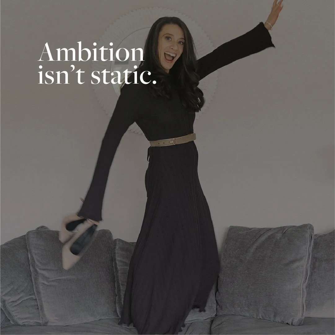 𝗪𝗲&rsquo;𝗿𝗲 𝘁𝗼𝗹𝗱 𝗮𝗺𝗯𝗶𝘁𝗶𝗼𝗻 𝘀𝗵𝗼𝘂𝗹𝗱 𝘀𝘁𝗮𝘆 𝗰𝗼𝗻𝘀𝗶𝘀𝘁𝗲𝗻𝘁.
𝙏𝙝𝙖𝙩 𝙞𝙛 𝙮𝙤𝙪 𝙬𝙚𝙧𝙚 𝙙𝙧𝙞𝙫𝙚𝙣 𝙗𝙚𝙛𝙤𝙧𝙚 𝙢𝙤𝙩𝙝𝙚𝙧𝙝𝙤𝙤𝙙, 𝙮𝙤𝙪 𝙨𝙝𝙤𝙪𝙡𝙙 𝙗𝙚 𝙟𝙪𝙨𝙩 𝙖𝙨 𝙙𝙧𝙞𝙫𝙚𝙣 𝙖𝙛𝙩𝙚𝙧.

But ambition isn&rsqu