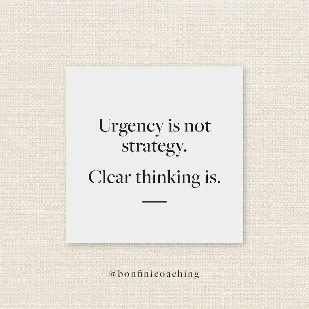 𝗧𝗵𝗲 𝗯𝗲𝘀𝘁 𝗹𝗲𝗮𝗱𝗲𝗿𝘀 𝗱𝗼𝗻&rsquo;𝘁 𝗵𝘂𝘀𝘁𝗹𝗲 𝗵𝗮𝗿𝗱𝗲𝗿. 𝗧𝗵𝗲𝘆 𝘁𝗵𝗶𝗻𝗸 𝗺𝗼𝗿𝗲 𝗰𝗹𝗲𝗮𝗿𝗹𝘆.

Hustle creates movement.
Clarity creates direction.

Without clarity, high performance starts costing more than it&rsquo;s worth.

