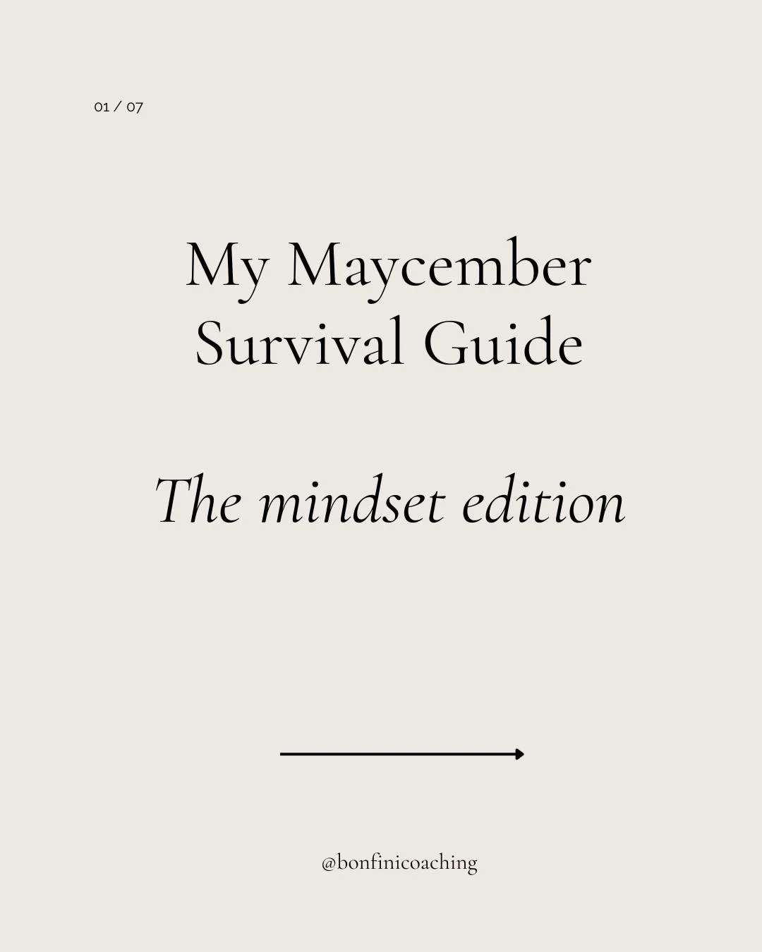 Maycember is not a productivity problem.

It is a mindset one. And nobody is talking about it that way.

Save this for the next time the list feels impossible. Send it to the mom friend who needs it more than you do right now.

Happy Friday and long 