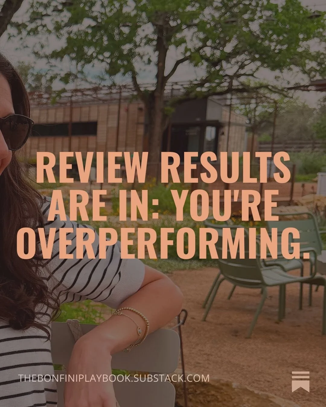 Review Results Are In: You're Overperforming.

Week 2 of 10 - Permission to Stop Performing is live on Substack 

This one goes deep. The millennial identity crisis, the doom loop, why the company was never going to love you back, and what permission