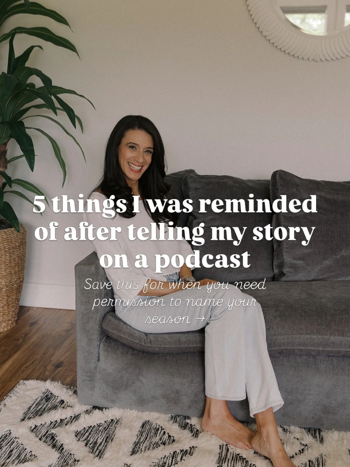 5 things I learned from doing this podcast 👇

I had the honor of being a guest on the The And Podcast  with April Obersteller (Episode 42 is live today) and talked about a part of my story I don&rsquo;t usually share - postpartum, what happens when 